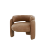 Picture of Lounge chair, euphoria, leather, marron, 86x76x67cm