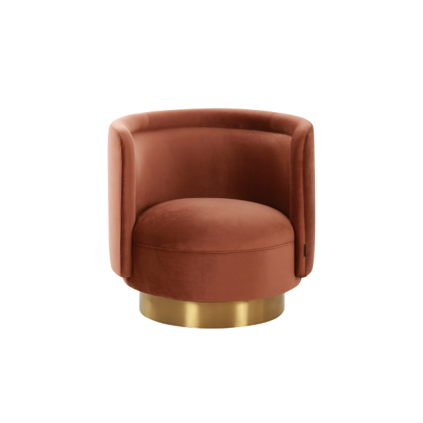 Picture of Chair, grace, marron and terra, 78x75x76cm (s1grfmft)