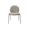 Picture of Chair, kler, boucke cream, two tone grey frame, 59x57x84cm