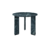 Picture of Small coffee table, corolla, top green marble legs grey marble dia.60x48cm