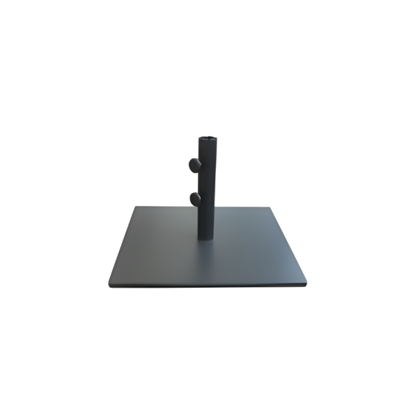 Picture of Steel base 47kg, suitable for 35-48mm pole umbrella, black matt, no wheels, size 60x60x1.6 cm,
