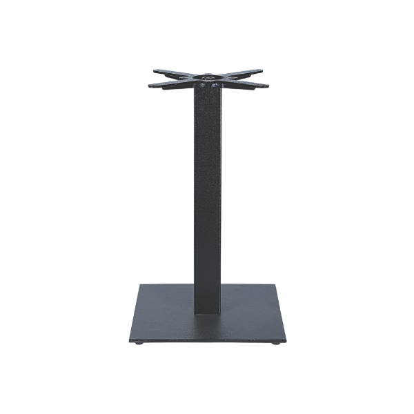 Picture of Table base, calvin, cast iron 180a, textured black powder, indoor-outdoor use, 40x40x72cm