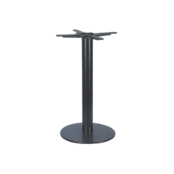 Picture of Table base, colin, cast iron 180a, textured black powder, indoor-outdoor use, dia.40x72cm