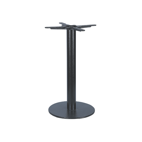 Picture of Counter table base, colin, cast iron 180a, textured black powder, indoor-outdoor use, dia.40x90cm