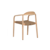 Picture of Chair with armrest, millie, wood natural, honey, 56x51x78cm