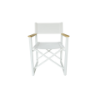 Picture of Chair with armrest, alor, aluminium white, 58.5x59.8x84.15cm