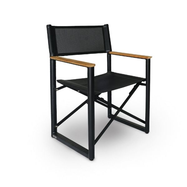 Picture of Chair with armrest, alor, anthracite, 58.5x59.8x84.15cm