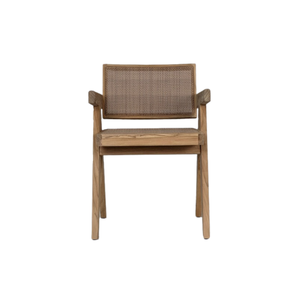 Picture of Chair with armrest, tribute, teak natural, honey, 56x53.5x79cm