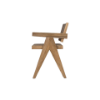 Picture of Chair with armrest, tribute, teak natural, honey, 56x53.5x79cm