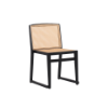 Picture of Side chair, atelier, wood black matte, cream, 48x52x79cm
