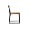 Picture of Side chair, atelier, wood black matte, cream, 48x52x79cm