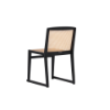 Picture of Side chair, atelier, wood black matte, cream, 48x52x79cm