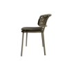 Picture of Chair, bonnie, aluminium dark taupe, with cushion cream, 64x56x76cm