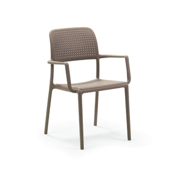 Picture of Chair, bora, polypropylene, tortora, 49x54 cm