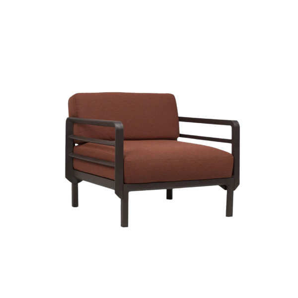 Picture of Armchair, maximo, fabric, terra-canella, 90x92 cm