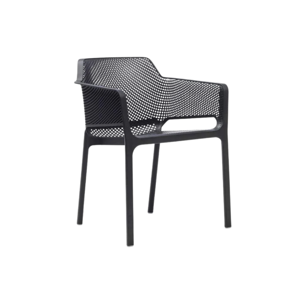 Picture of Chair, net, polypropylene, anthracite, 60, 5x58, 5 cm