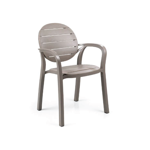 Picture of Armchair, palma, polypropylene, tortora-tortora, 59x56, 5 cm