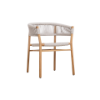 Picture of Chair, roy, teak natural, rattan bright tan, 60x58x72cm