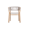 Picture of Chair, roy, teak natural, rattan bright tan, 60x58x72cm