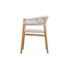 Picture of Chair, roy, teak natural, rattan bright tan, 60x58x72cm