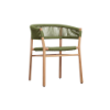 Picture of Chair, roy, teak natural, rattan avocado, 60x58x72cm