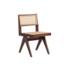 Picture of Side chair, vintage, wood walnut, cream, 48x57x82.5cm