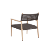 Picture of Lounge chair, mood, teak natural, rattan lava mix, 66x70x76cm