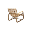 Picture of Lounge chair, prado, aluminium caramel, rattan white, 66.5x67x88.5cm