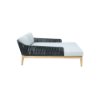Picture of Daybed, delos, teak natural, pebble mix, with 3cushions cloud (s&b), 162.6x174x69.4cm