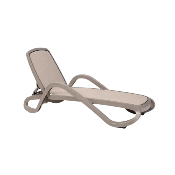 Picture of Sunlounger, alfa, polypropylene, tortora-tortora, 194, 5x71 cm