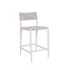 Picture of Stool, mood, aluminium white, rattan bright tan, 42x51x91cm