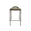 Picture of Counter stool, sunrise, aluminium dark taupe, with cushion champagne, 54x49.7x90cm