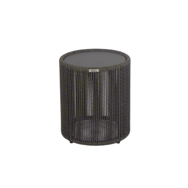 Picture of Side table, colorado, aluminium anthracite, rattan lava mix, 36x36x41cm