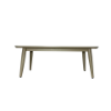 Picture of Coffee table, bonnie, aluminium dark taupe, with ceramic top cream, 59x110x40cm