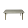 Picture of Coffee table, bonnie, aluminium dark taupe, with ceramic top cream, 59x110x40cm
