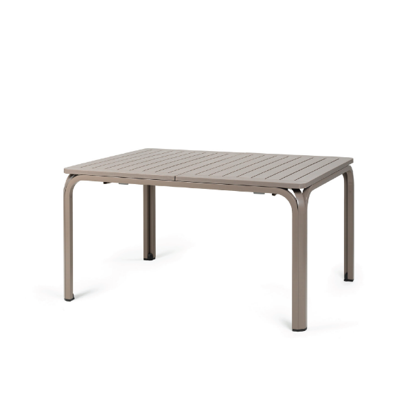 Picture of Table, alloro 140 extensible, polypropylene, tortora coated tortora, 140/210x100 cm