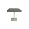 Picture of Bar table, bonnie, aluminium white, with ceramic top light grey, 79x79x75cm