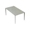 Picture of Dining table square, pixel, aluminium sand, with ceramic table top, 90x160x73cm