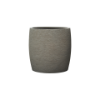 Picture of Pot, barrel, sand surface, machiato color, d.34x34cm
