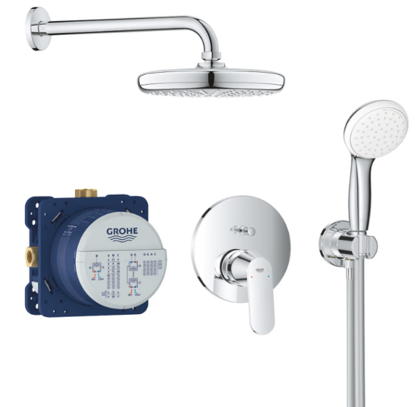 Picture of Shower system 25219001 eurosmart cosmopolitan, grohe, incaso, ohm, chrome