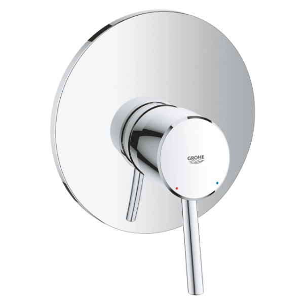 Picture of Single lever shower mixer 19345001 concetto ohm, grohe, round, chrome
