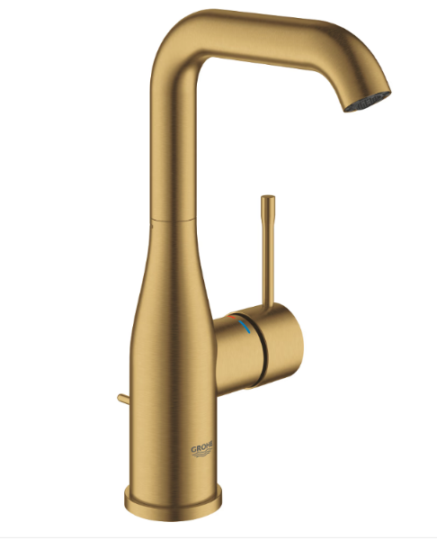 Picture of Single lever basin mixer 24174gn1 essence new ohm, grohe, l size, brushed cool sunrise