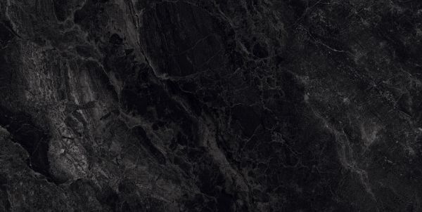 Picture of Floor tile amalfi balck, marble effect, glossy, 60x120