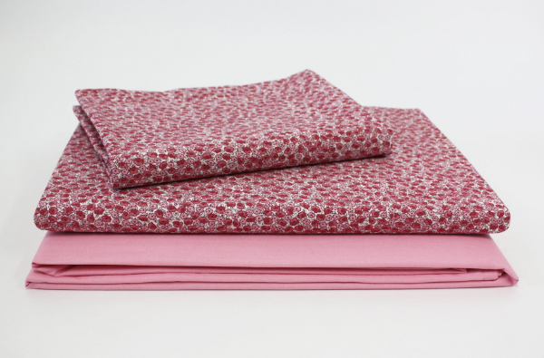 Picture of Bedding set es0034 c2 imperial, dimensions 200x120cm, sheet, duvet cover, pillowcase, pink polka dots