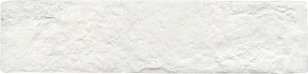 Picture of Floor tile brick blanco, marble effect, glossy, 6x25