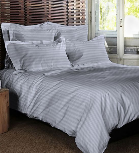 Picture of Duvet cover, lameirinho, super king, dimensions 260x220, satin, grey silver