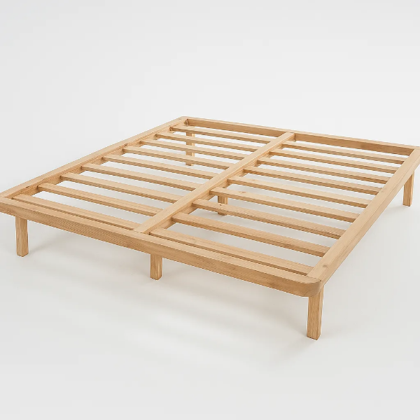 Picture of Slate base, single bed, metal, with legs, 120x190 cm