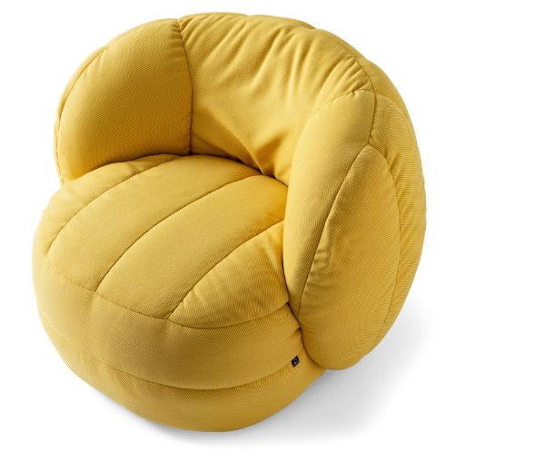 Picture of Armchair cb3441 reef, connubia, dimensions 96x91x76cm, fabric, suvlemon yellow