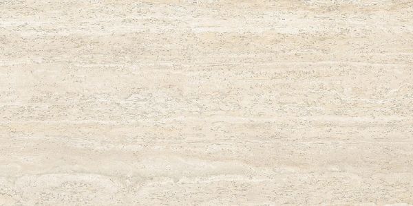 Picture of Floor tile TR01BA Travertino bianco vein cut, stone effect, matt, square 60x120cm