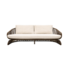 Picture of Sofa 2 seater, calypso, aluminium mocca, with 3 cushions ice, 182.9x85.1x74.9cm